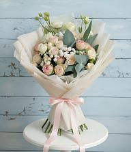 Букет цветов из:  Розы и Лизиантусы в Тимонино