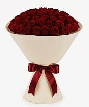 Букет 101 Бордовая роза Блэк Бакарра в Тимонино