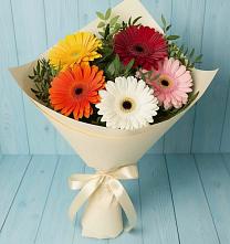 Букет цветов из:  Герберы в Тимонино