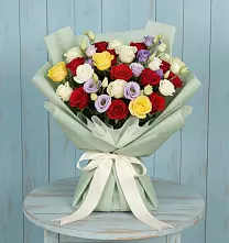 Букет цветов из:  Розы в Тимонино