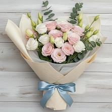 Букет цветов из:  Лизиантусы в Тимонино