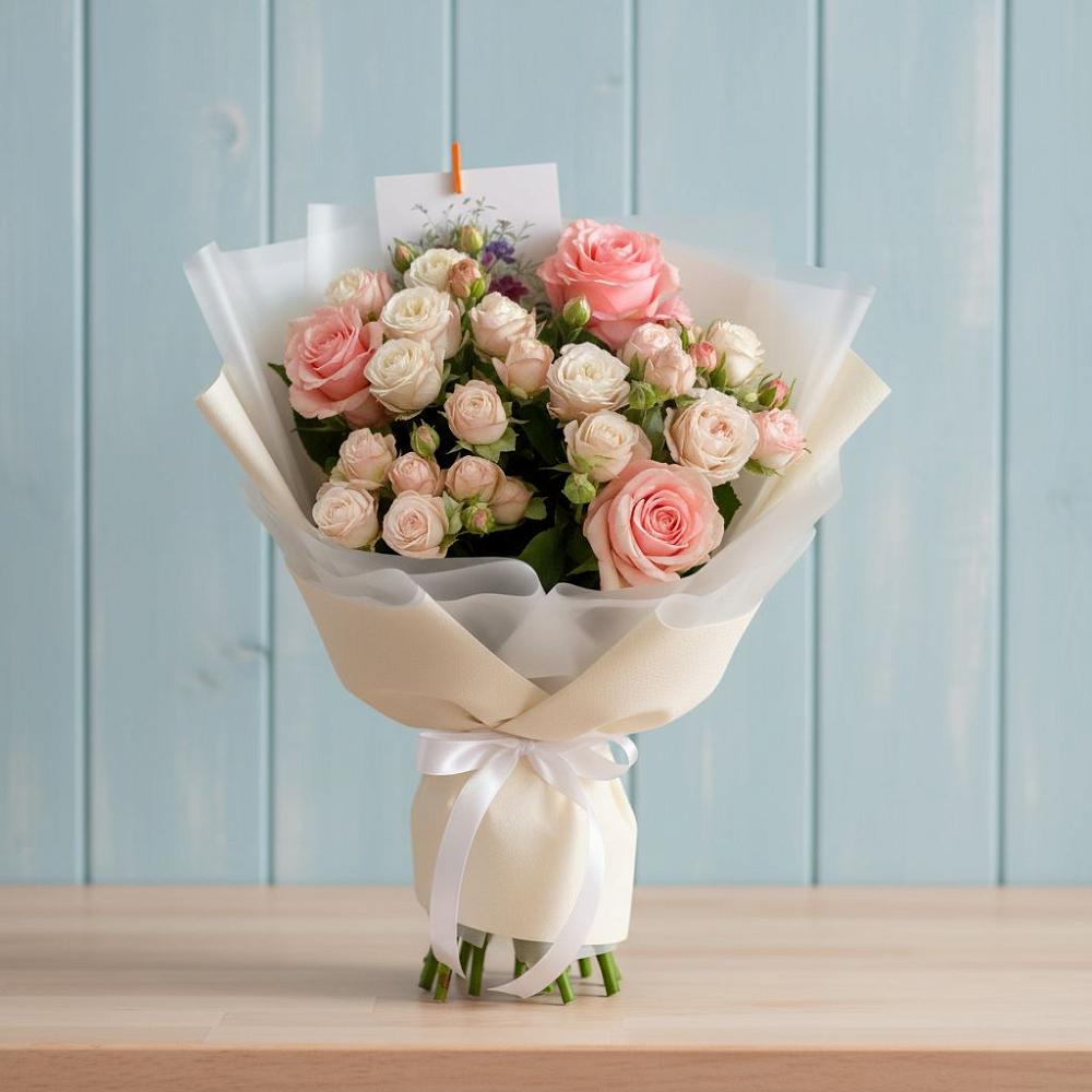 Букет цветов из: Розы в Тимонино