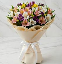 Букет цветов из:  Альстромерии в Тимонино
