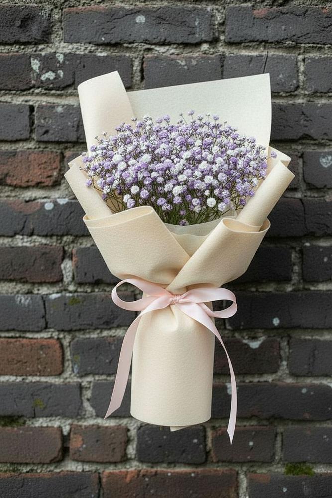 Букет цветов из: Гипсофила в Тимонино