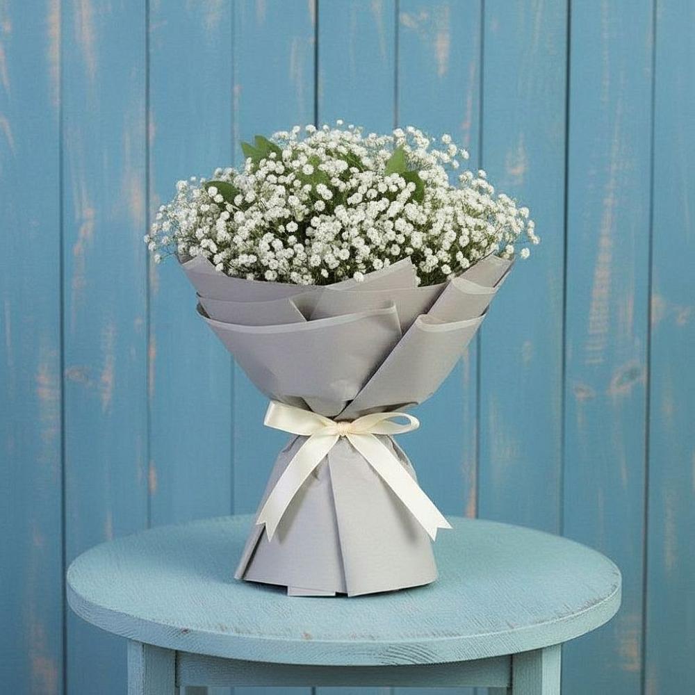 Букет цветов из: Гипсофила в Тимонино