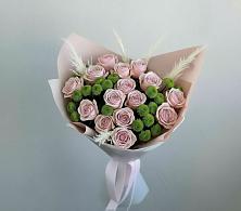 Букет цветов из:  Розы и Хризантемы #REPLACE_PRED# Тимонино