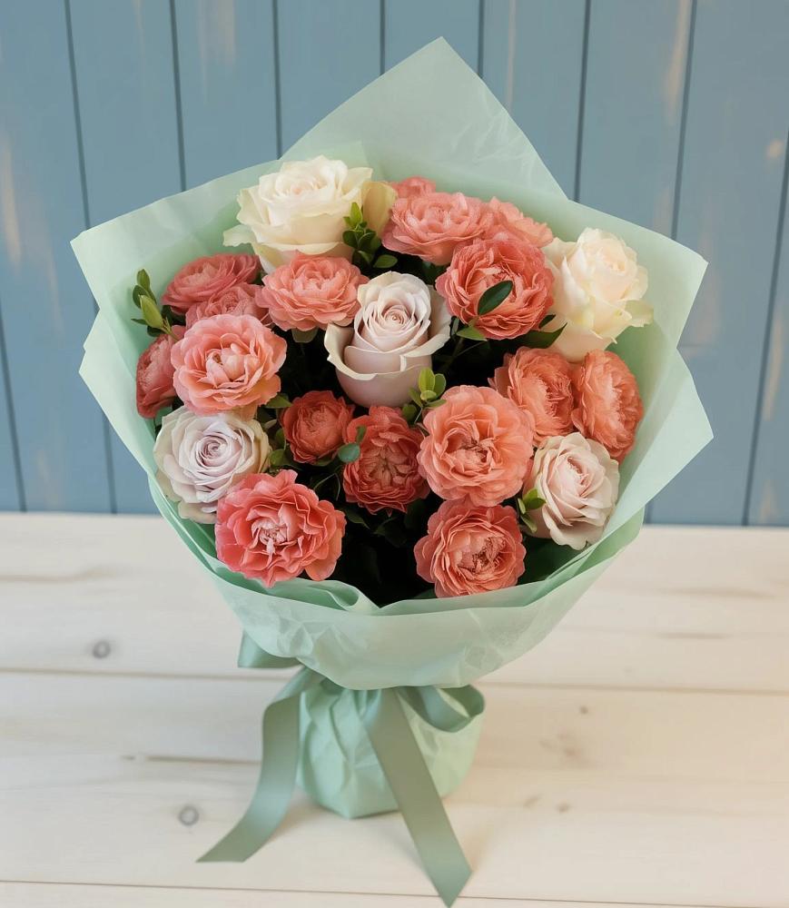 Букет цветов из: Розы в Тимонино