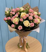 Букет цветов из:  Розы в Тимонино