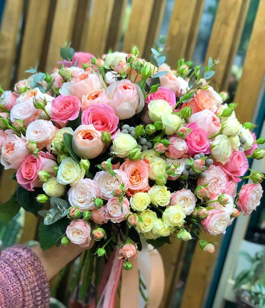 Букет цветов из: Розы в Тимонино