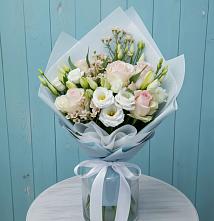 Букет цветов из:  Розы и Лизиантусы #REPLACE_PRED# Тимонино