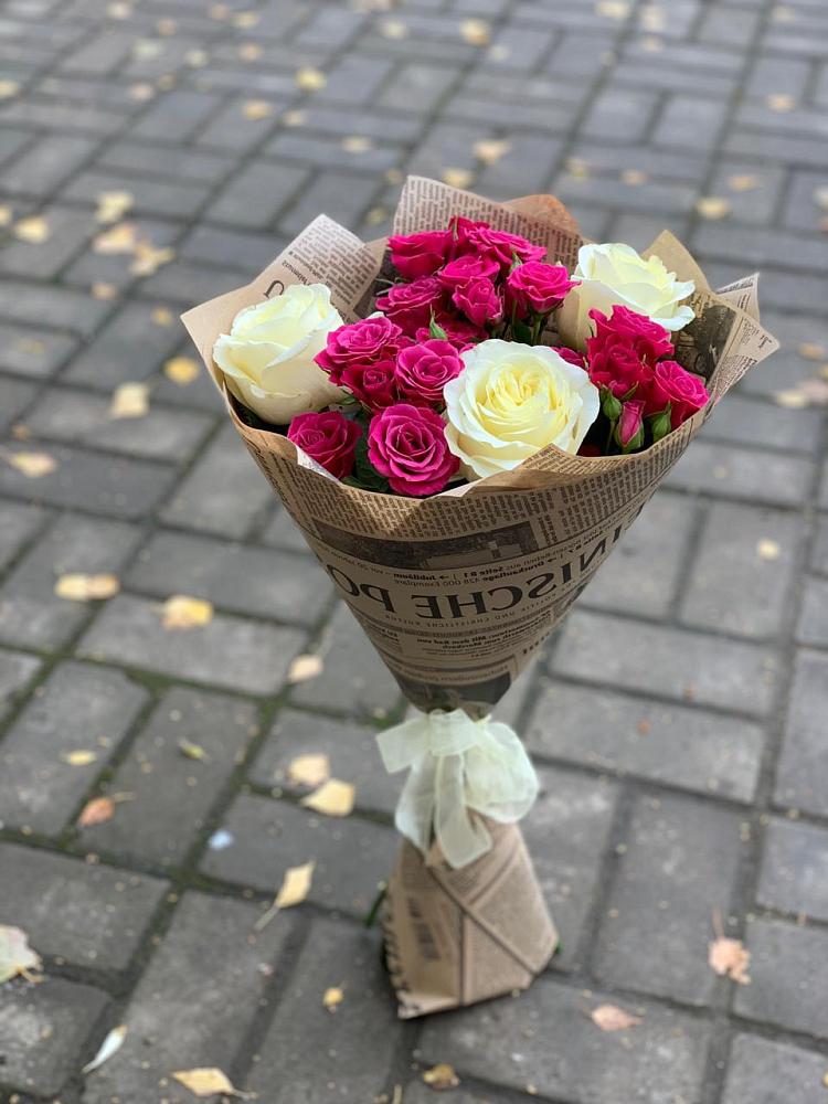 Букет цветов из: Розы в Тимонино