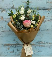 Букет цветов из:  Розы и Лизиантусы #REPLACE_PRED# Тимонино